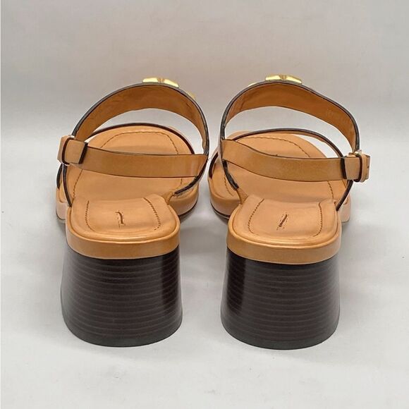 Tory Burch Eleanor Block-Heel Slingback Sandals size 10.5 - Picture 7 of 13